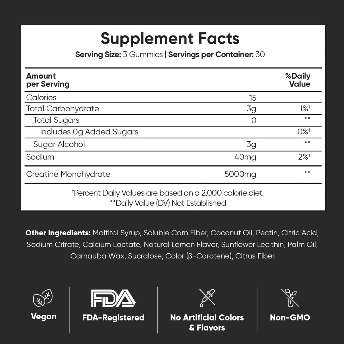 Gummies de créatine WeightWorld, vue du flacon avec arrière-plan sportif