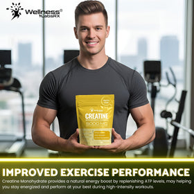 Gummies de créatine WELLNESS LABSRX, en train d'être prises
