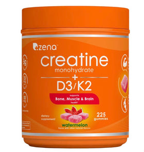 Gummies de Créatine Zena Nutrition vue de face avec emballage à la pastèque