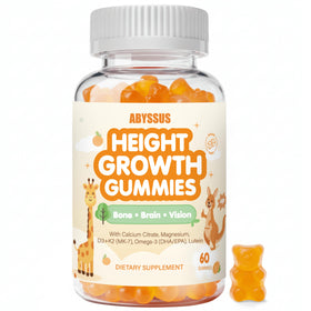 Gummies de croissance ABYSSUS pour enfants, orange, 60 Ct