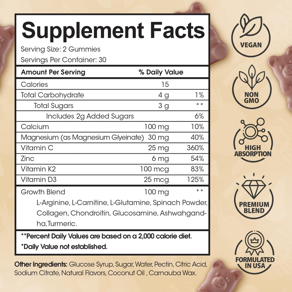 Gummies de croissance HighSpot, image lifestyle avec enfants partageant les gummies