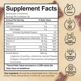 Gummies de croissance HighSpot, image lifestyle avec enfants partageant les gummies