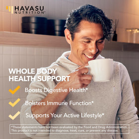 Gummies de Curcuma HAVASU NUTRITION avec une portion de 2 gummies