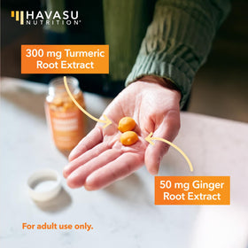 Gummies de Curcuma HAVASU NUTRITION, vue de côté