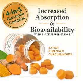 Gummies de curcuma Nature's Nutrition en gros plan