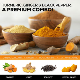Gummies de curcuma Nature's Nutrition, présentation des gummies
