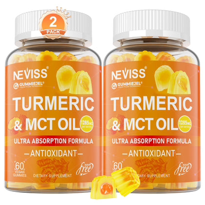 Gummies de Curcuma NEVISS 120 unités avec emballage coloré
