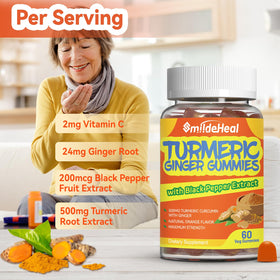 Gummies de Curcuma SmildeHeal, présentation des ingrédients