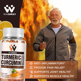 Gummies de curcuma WACHRAY en vue de près