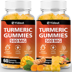 Gummies de Curcuma Yidout 500mg pot de 120 unités
