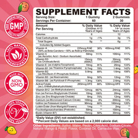 Gummies de fer CFILIHTC, détail des gummies avec saveur de fraise
