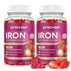 Gummies de Fer CNCHEF 120 unités en vue de face