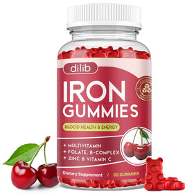 Gummies de Fer Dilib 60 unités en boîte vue de face