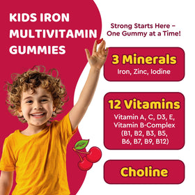 Gummies de fer dilib en vue de face, emballage