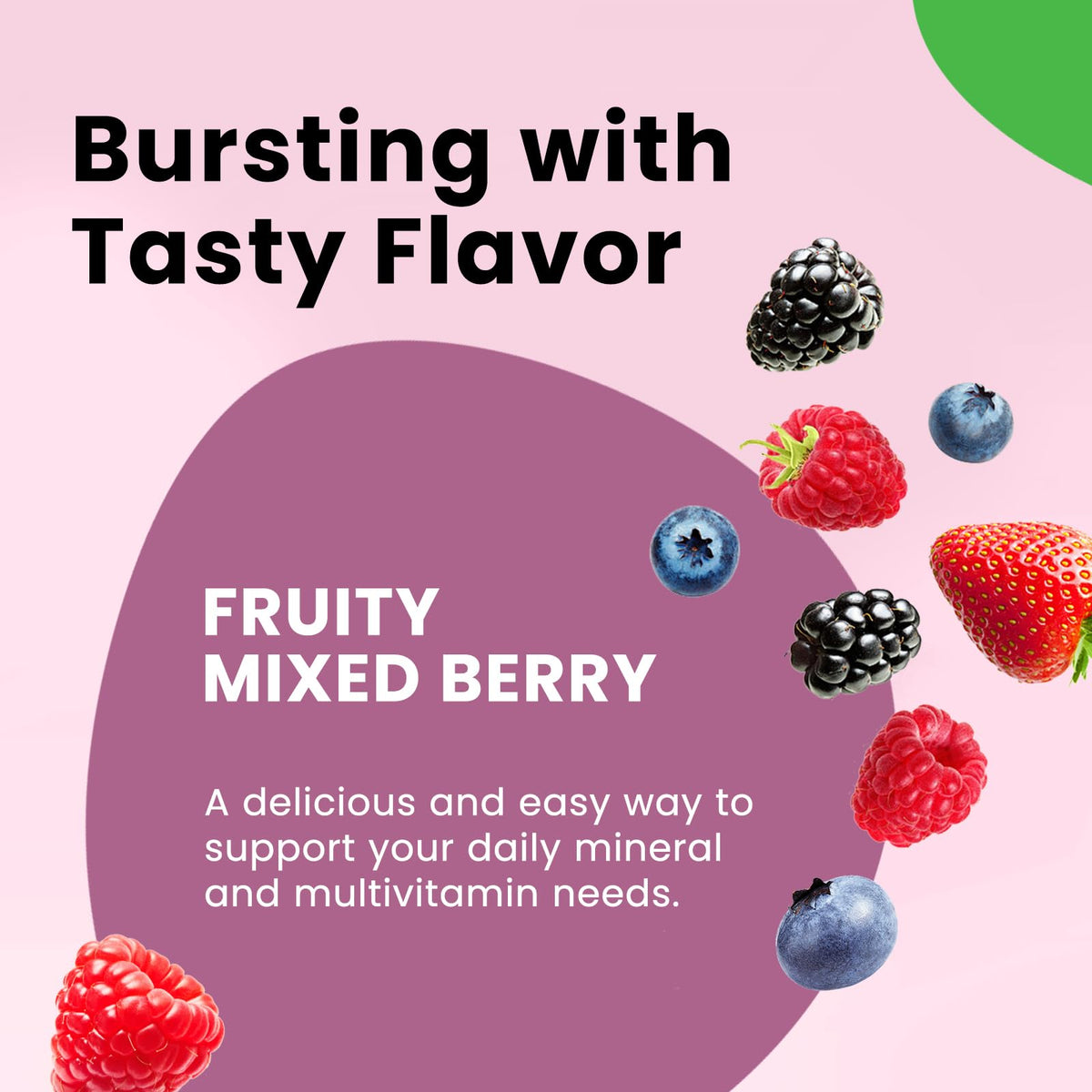 Gummies de fer Dilib, vue rapprochée des gummies