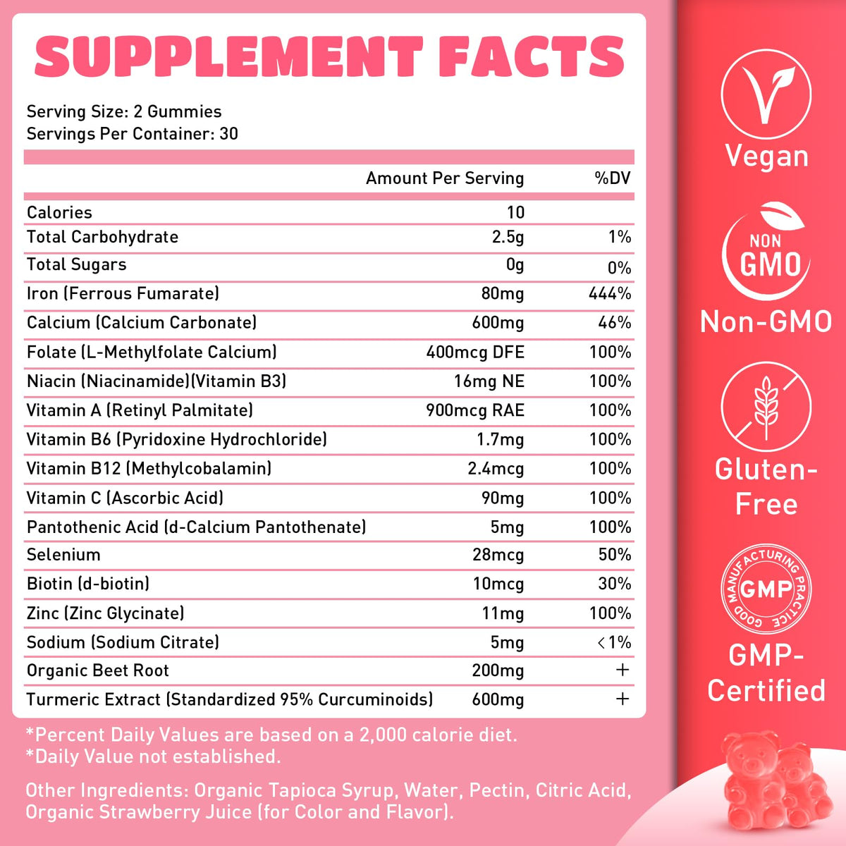 Gummies de fer Flyrocer, arrière-plan naturel