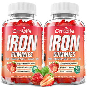 Gummies de Fer GrnLife 120 comprimés vue de face