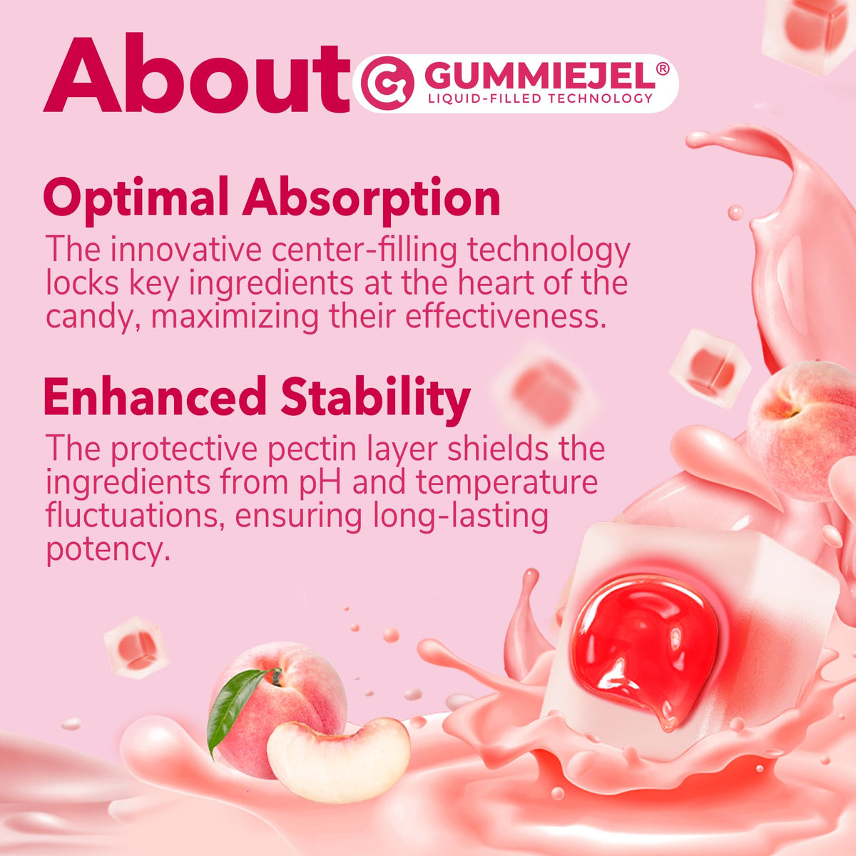Gummies de fer LILICARE, avec des ingrédients naturels