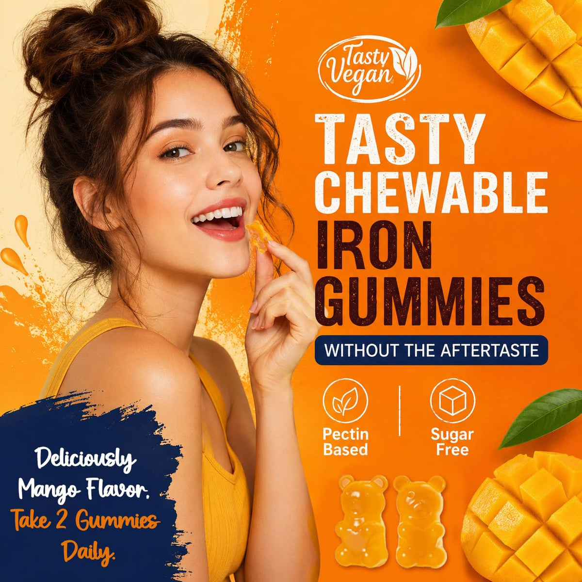 Gummies de fer NEVISS - affichage des gummies dans un bol