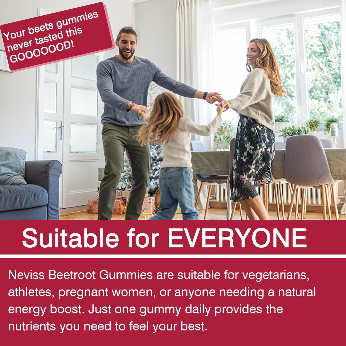 Gummies de fer NEVISS, format doux et agréable