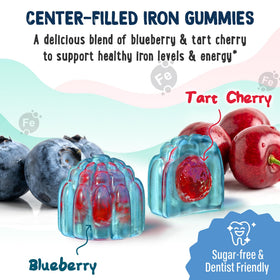 Gummies de Fer OH MY CHEWY montrant la texture moelleuse