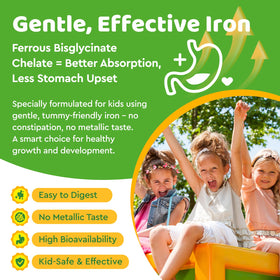 Gummies de Fer pour Enfants dilib avec une cuillère pour dosage