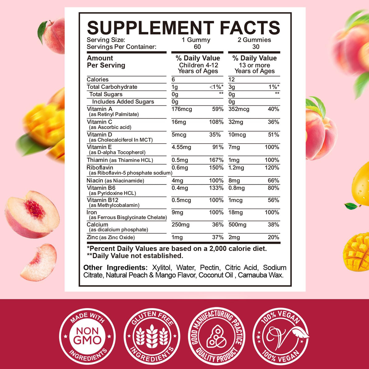Gummies de fer ReviNutra, idéal pour les enfants difficiles