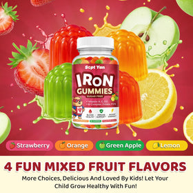 Gummies de fer SEPT YAN, mise en scène avec des enfants