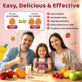 Gummies de fer SEPT YAN, présentation en milieu naturel