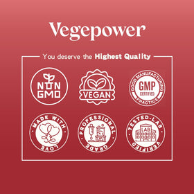 Gummies de Fer Végétaliens VEGEPOWER, vue de dessus