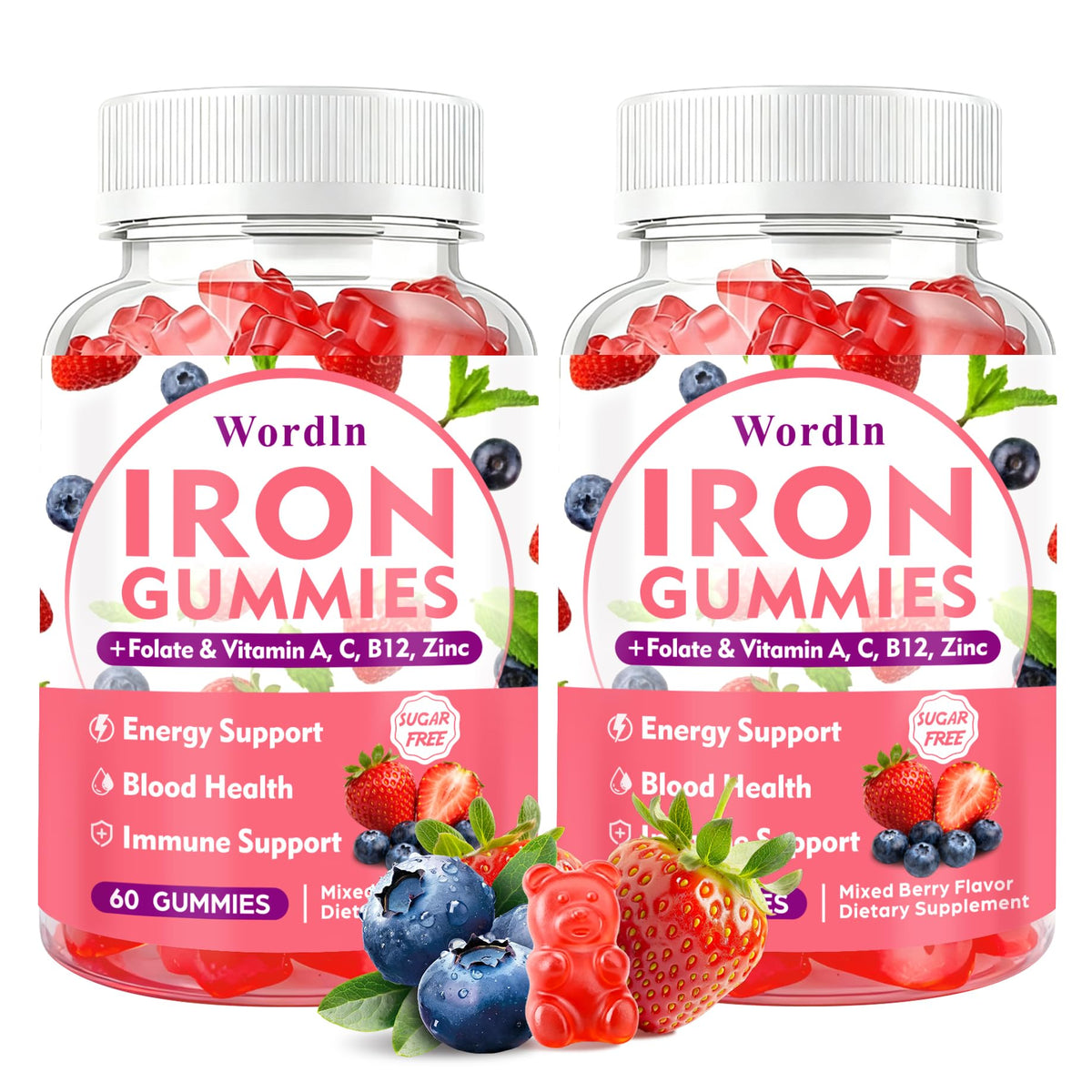 Gummies de Fer Wordln, emballage avant