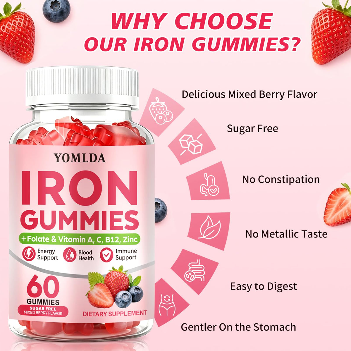 Gummies de fer YOMLDA, prise en main d'une gummy