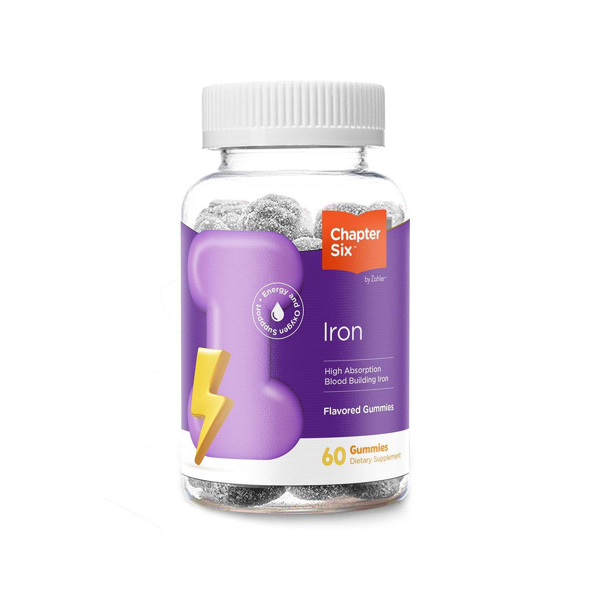 Gummies de fer Zahler 10mg en boîte, vue avant