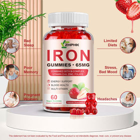 Gummies de Fer ZHPHK avec un enfant souriant