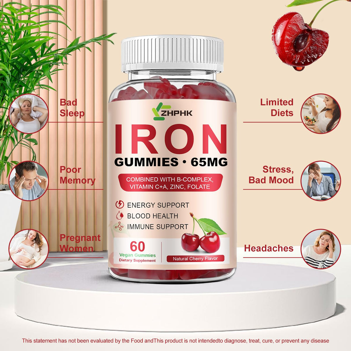 Gummies de Fer ZHPHK prêtes à être consommées