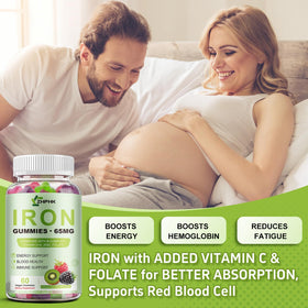 Gummies de fer ZHPHK, prise d'un enfant