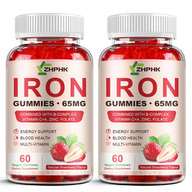 Gummies de Fer ZHPHK vue avant avec emballage