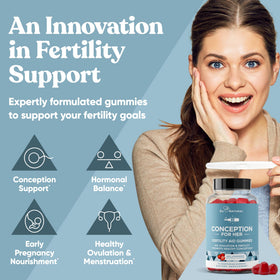 Gummies de Fertilité Eu Natural, emballage et informations nutritionnelles