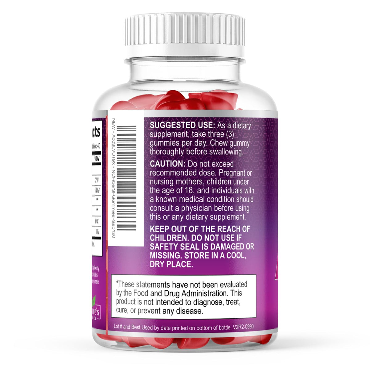 Gummies de Fibre Nature's Choice, format pratique