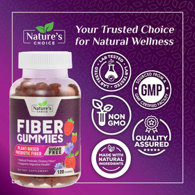 Gummies de Fibre Nature's Choice, ingrédients naturels