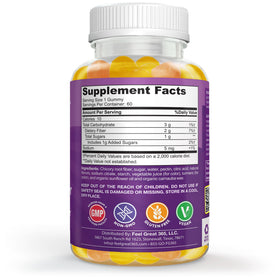 Gummies de Fibre pour Enfants dans une main d'enfant