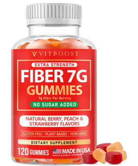 Gummies de Fibre VITBOOST 120 gummies en pot