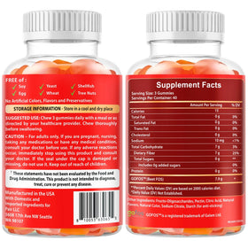 Gummies de Fibre VITBOOST en gros plan