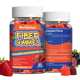 Gummies de fibres alimentaires SmildeHeal, vue de face
