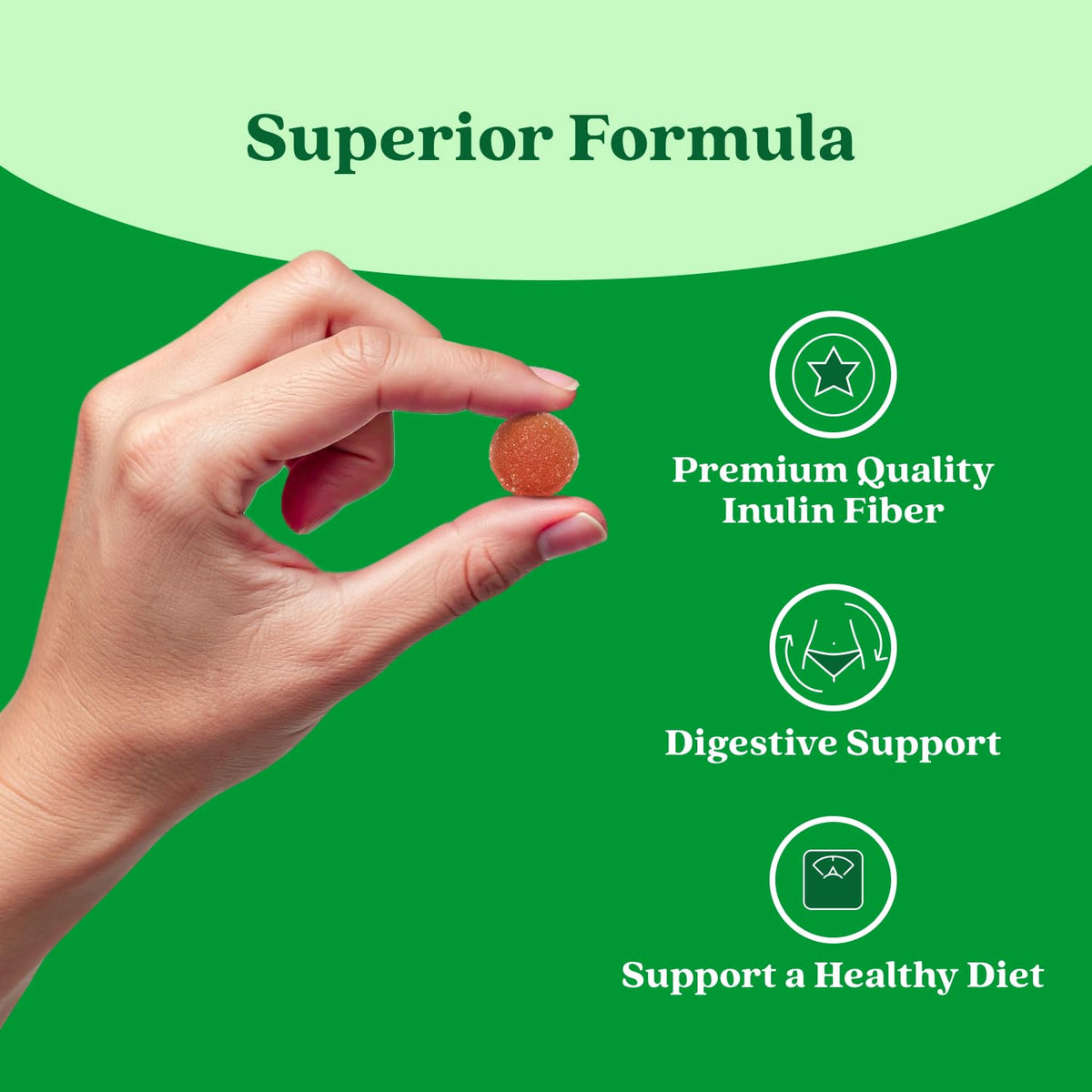 Gummies de fibres BeLive, portion recommandée
