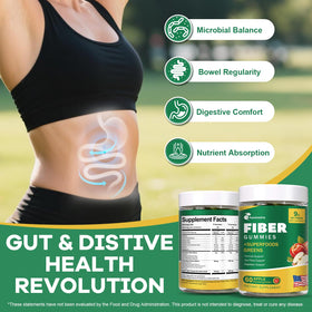 Gummies de fibres Femmetra, vue rapprochée des gummies