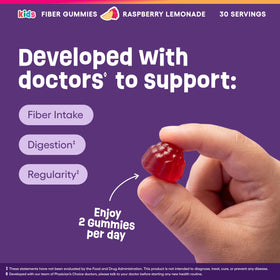 Gummies de Fibres pour Enfants de Physician's CHOICE - gummies individuelles