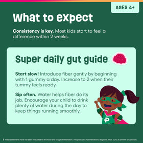 Gummies de Fibres pour Enfants de Physician's CHOICE - texture moelleuse