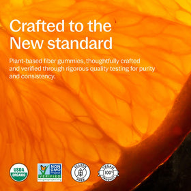 Gummies de Fibres Prébiotiques Bio New Chapter, texture des gummies
