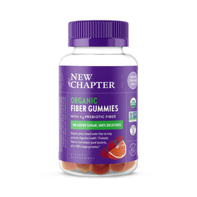 Gummies de Fibres Prébiotiques Bio New Chapter, vue de face